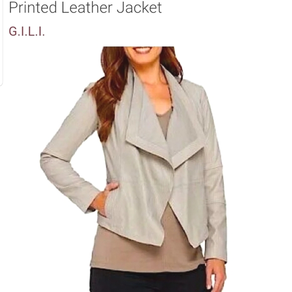 G.I.L.I. Jackets & Blazers - G.I.L.I. leather jacket